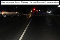 В Кировской области легковушка столкнулась с минивэном: есть пострадавшие
